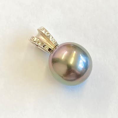 Pearl pen top K18WG