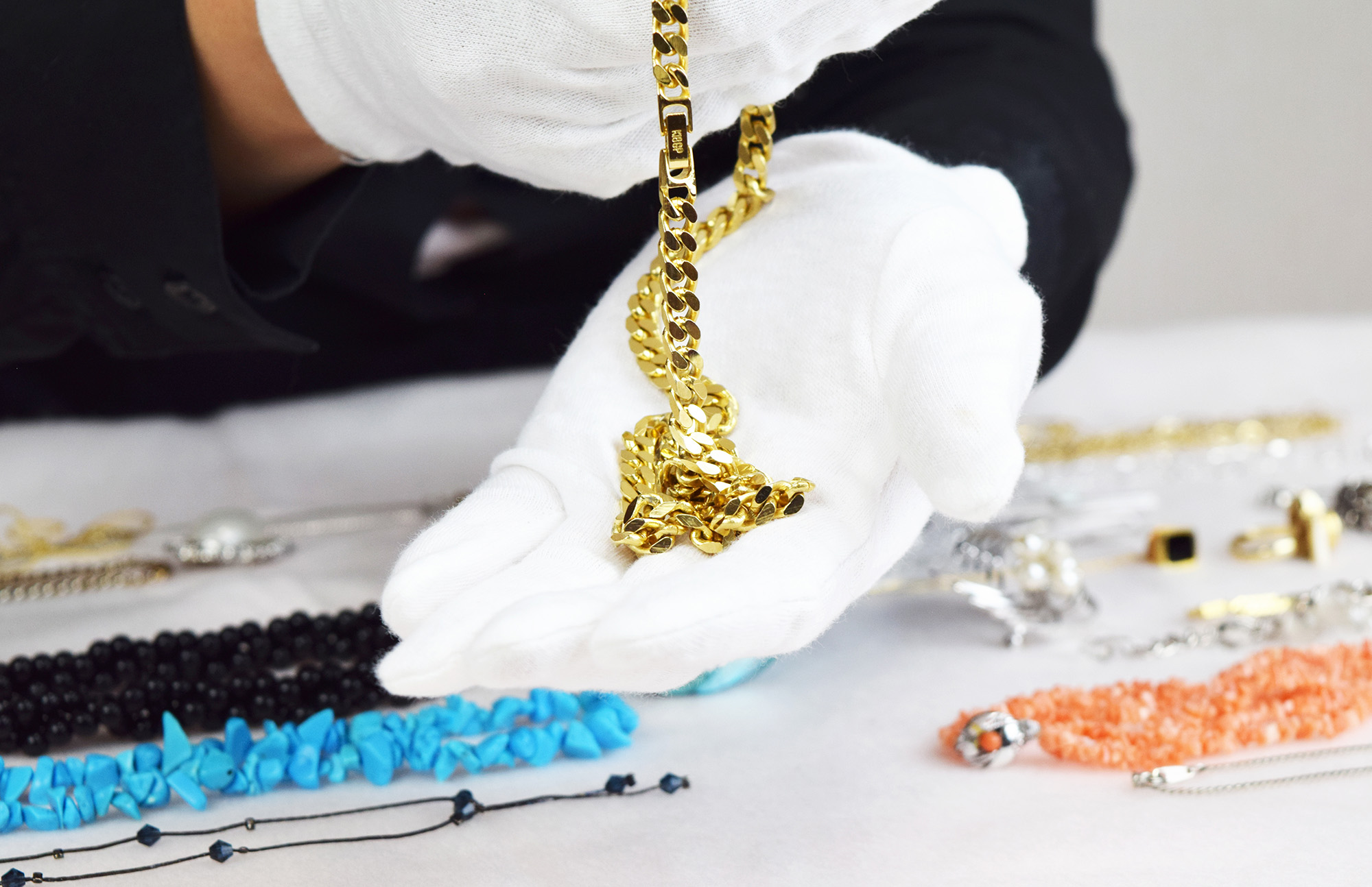 Gold accessories