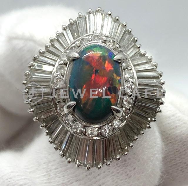 black opal ring