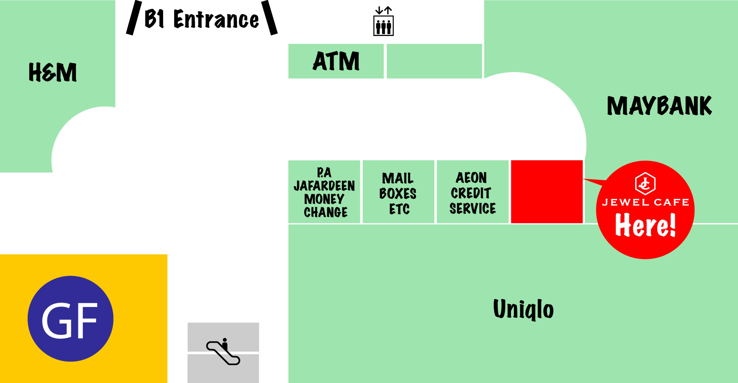 AEON Shah Alam Floor Map