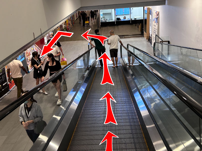 Turn to your left and go straight. We are on your left.