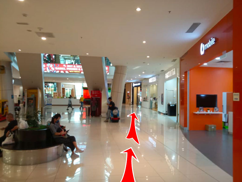 Jewel Cafe IOI City Mall direction 4